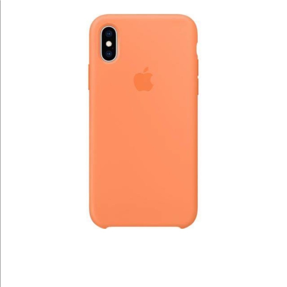 Apple silicone case x/xs in papaya